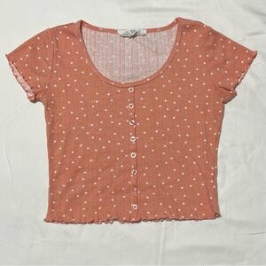 Medium Hippie Rose Coral T-Shirt.